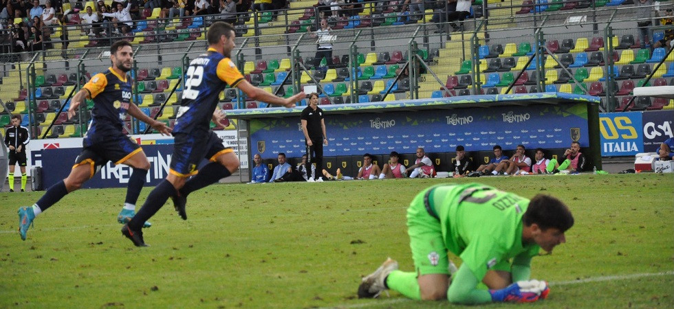 Calcio serie C. Il Trento cala il poker contro la Pro Vercelli